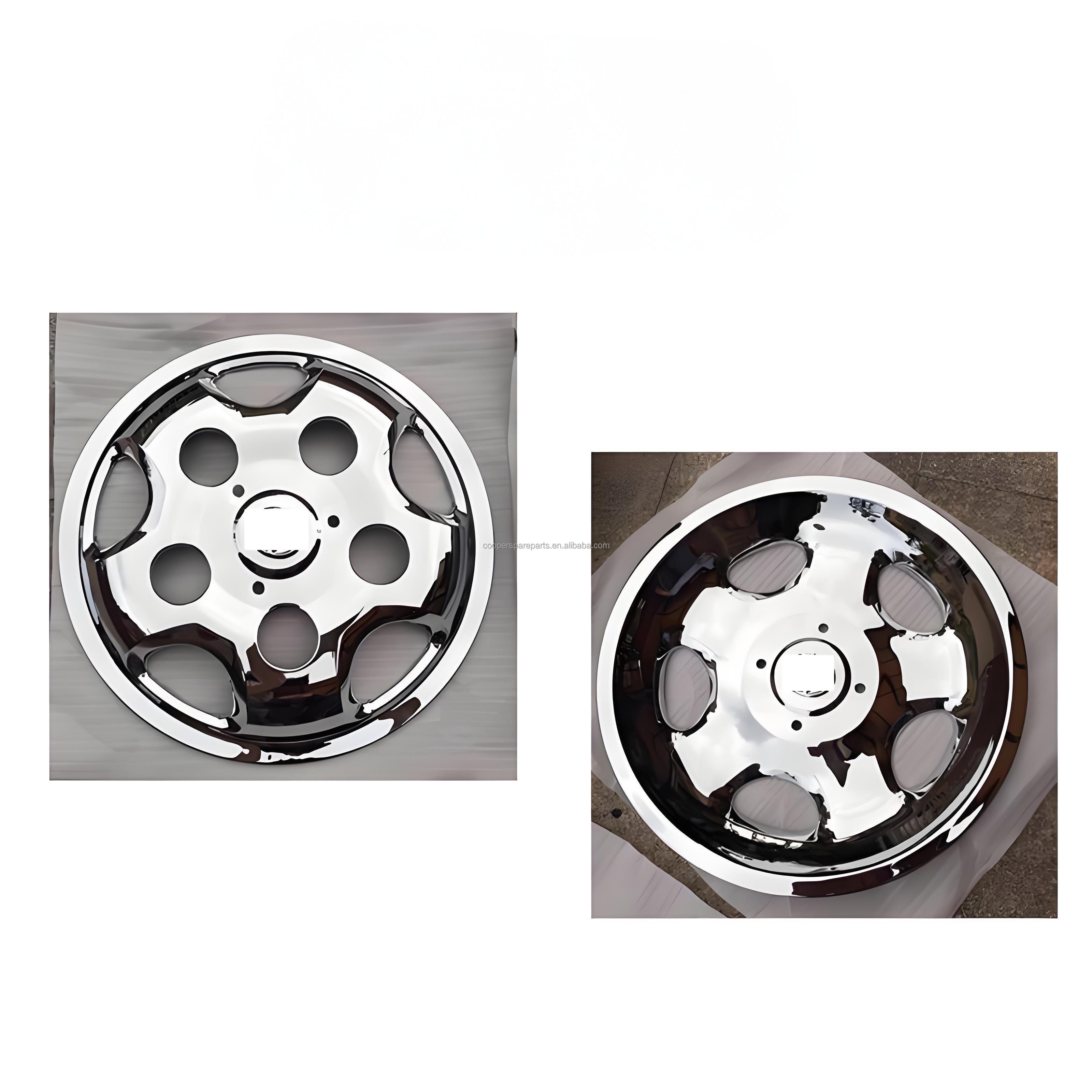 Suitable for To-yoya coaster Stainless Steel Wheel Cover Yu Tong Golden Dragon King Bus Refitting Accessories